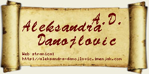 Aleksandra Danojlović vizit kartica